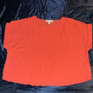 Forever 21 Coral Boxy Short-Sleeve Top NWOT 1X